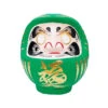 Japanese Daruma - Green 2 Japanese Daruma - Green -Shibui Store daruma japonais vert 12 cm 921