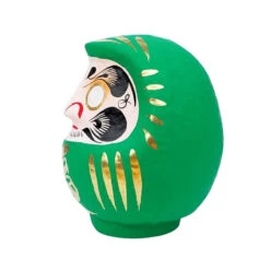 Japanese Daruma - Green -Shibui Store daruma japonais vert 791
