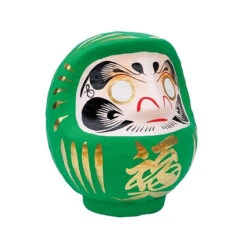 Japanese Daruma - Green -Shibui Store daruma japonais vert 793