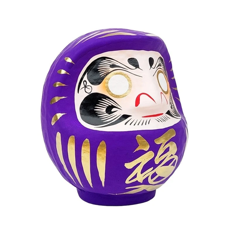 Japanese Daruma - Violet 8 Japanese Daruma - Violet - Image 6