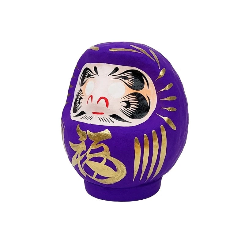 Japanese Daruma - Violet 10 Japanese Daruma - Violet - Image 8