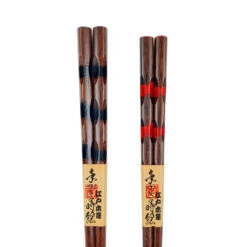 Duo Japanese Wooden Chopsticks -Shibui Store duo baguettes japonaises bois 265