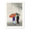 Japanese Woodblock Print - Two Women In The Rain 2 Japanese Woodblock Print - Two Women In The Rain -Shibui Store estampe japonaise deux femmes sous la pluie a3 260
