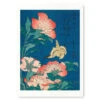 Japanese Woodblock Print - Peonies & Canary -Shibui Store estampe japonaise pivoines canari a3 978