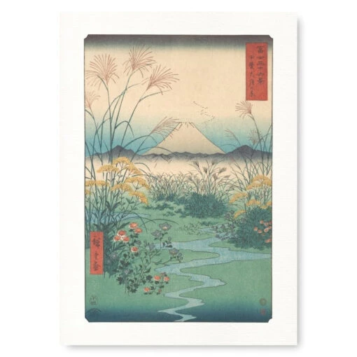 Japanese Woodblock Print - Plain Of Ōtsuki