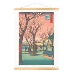 Japanese Woodblock Print - Plum Trees In Kamata 7 Japanese Woodblock Print - Plum Trees In Kamata -Shibui Store estampe japonaise pruniers a kamata a3 356