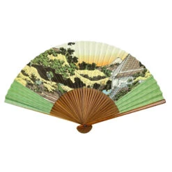 Fan With Japanese Print