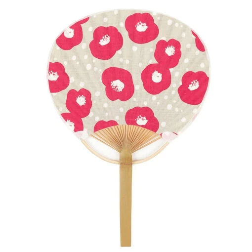 Uchiwa Fan - Camellia