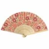 Japanese Fan – Yuzen Botan Orange -Shibui Store eventails japonais yuzen botan orange 937