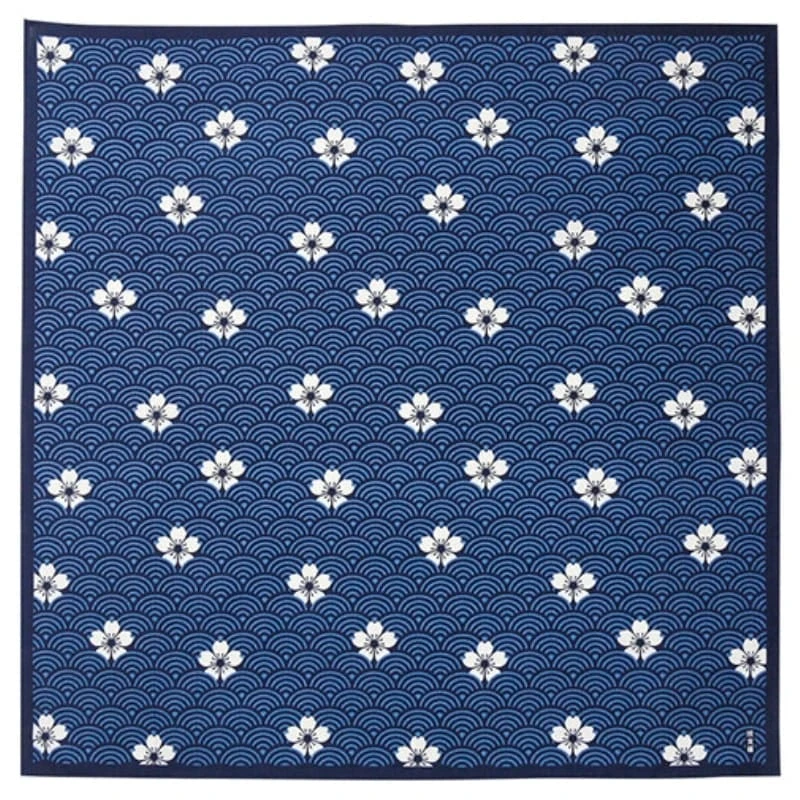Furoshiki Cloth – Seigaiha Pattern – 28x28 In 3 Furoshiki Cloth – Seigaiha Pattern – 28x28 In