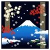 Furoshiki Cloth – Four Seasons – 35x35 In 2 Furoshiki Cloth – Four Seasons – 35x35 In -Shibui Store furoshiki japonais quatre saisons 90x90 cm 90cm x 757