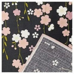 Furoshiki Cloth – Sakura By Night – 35x35 In 7 Furoshiki Cloth – Sakura By Night – 35x35 In -Shibui Store furoshiki japonais sakura by night 90x90 cm 90cm x 350