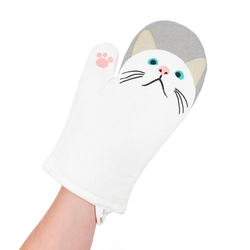 Oven Mitt - White Cat 4 Oven Mitt - White Cat - Image 2