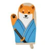 Oven Mitt - Shiba Samurai 2 Oven Mitt - Shiba Samurai -Shibui Store gant de cuisine shiba samurai 563