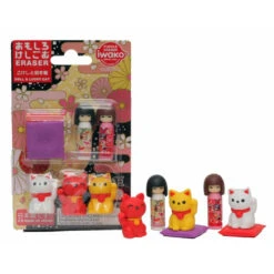 Japanese Eraser Iwako Maneki Kokeshi