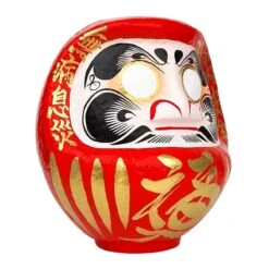Large Red Japanese Daruma – 9” -Shibui Store grand daruma rouge 23 cm 904
