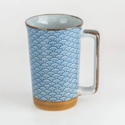 Large Japanese Mug - Seigaiha