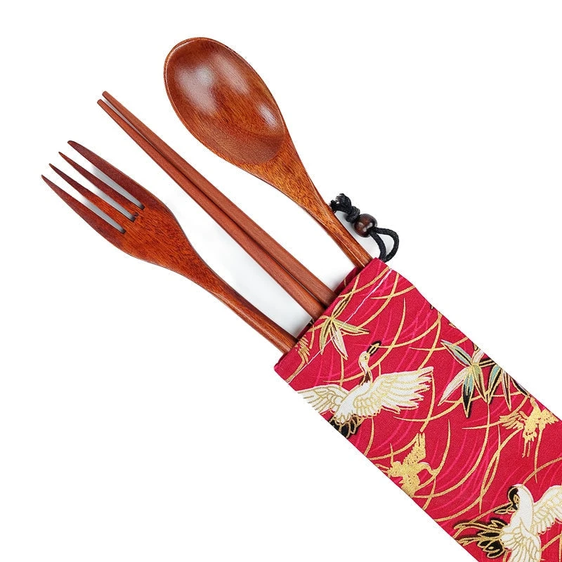 Japanese Chopstick Case - Crane 4 Japanese Chopstick Case - Crane - Image 2