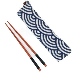 Japanese Chopstick Case - Seigaiha -Shibui Store japanese chopstick case seigaiha 404