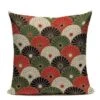 Japanese Cushion Cover - Chrysanthemum -Shibui Store japanese cushion cover chrysanthemum 968