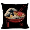 Japanese Cushion Cover - The Great Ramen -Shibui Store japanese cushion cover the great ramen 139