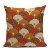 Japanese Cushion Cover - Vintage Chrysanthemum -Shibui Store japanese cushion cover vintage chrysanthemum 892
