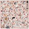 Japanese Furoshiki Cloth 55 Cats - 18.9x18.9 In -Shibui Store japanese furoshiki cloth 55 cats 147