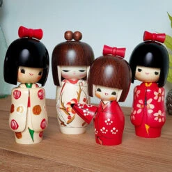 Japanese Kokeshi Doll -Shibui Store japanese kokeshi doll 785