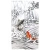 Japanese Noren Koi Fish -Shibui Store japanese noren koi fish 584