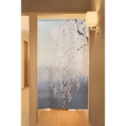 Japanese Noren Sakura -Shibui Store japanese noren sakura 155