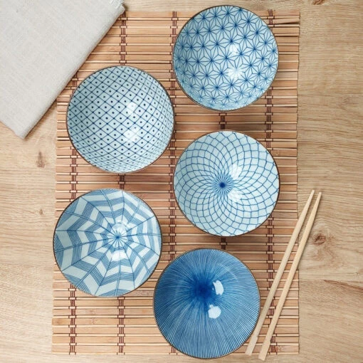 Japanese Rice Bowl Set - X5