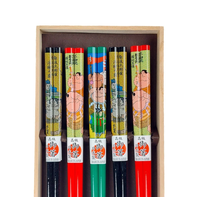 Japanese Sumo Chopsticks Set 4 Japanese Sumo Chopsticks Set - Image 2