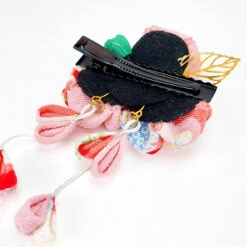 Kanzashi - Flower Hair Clip -Shibui Store kanzashi barrette fleur 521