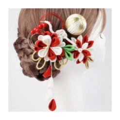 Kanzashi Flowers & Crane 13 Kanzashi Flowers & Crane -Shibui Store kanzashi fleurs grue 817