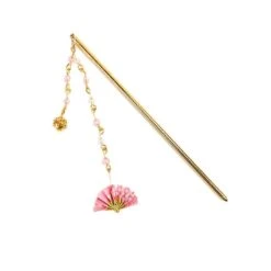 Japanese Kanzashi Pink Fan