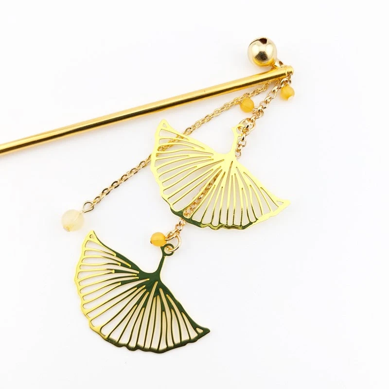 Kanzashi - Gingko 4 Kanzashi - Gingko - Image 2