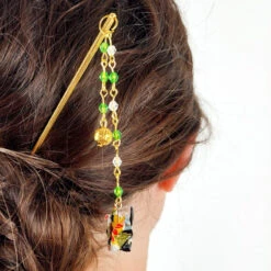 Kanzashi - Origami Black -Shibui Store kanzashi japonais origami noir 323