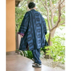 Haori Jacket Men's 7 Haori Jacket Men's -Shibui Store kimono haori homme bleu 649
