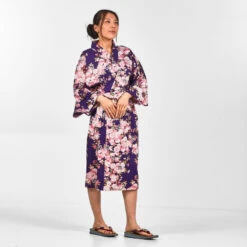 Happi Kimono Women - Sakura Flower 9 Happi Kimono Women - Sakura Flower -Shibui Store kimono happi femme fleur sakura taille unique 222