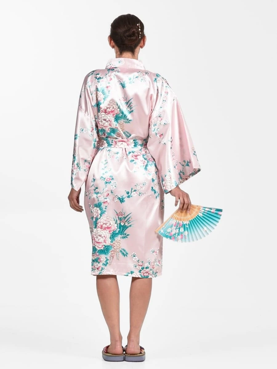 Happi Kimono Women - Peony & Iris 7 Happi Kimono Women - Peony & Iris - Image 5