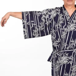 Happi Kimono Men - Bamboo & Dragon -Shibui Store kimono happi homme bambou dragon taille unique 194