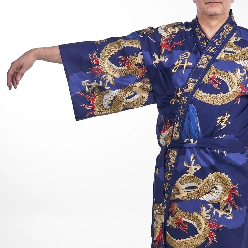 Men’s Happi Kimono – Dragon 5 Men’s Happi Kimono – Dragon - Image 3