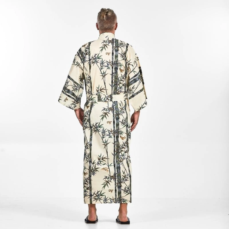 Men's Japanese Kimono - Bamboo 6 Men's Japanese Kimono - Bamboo - Image 4