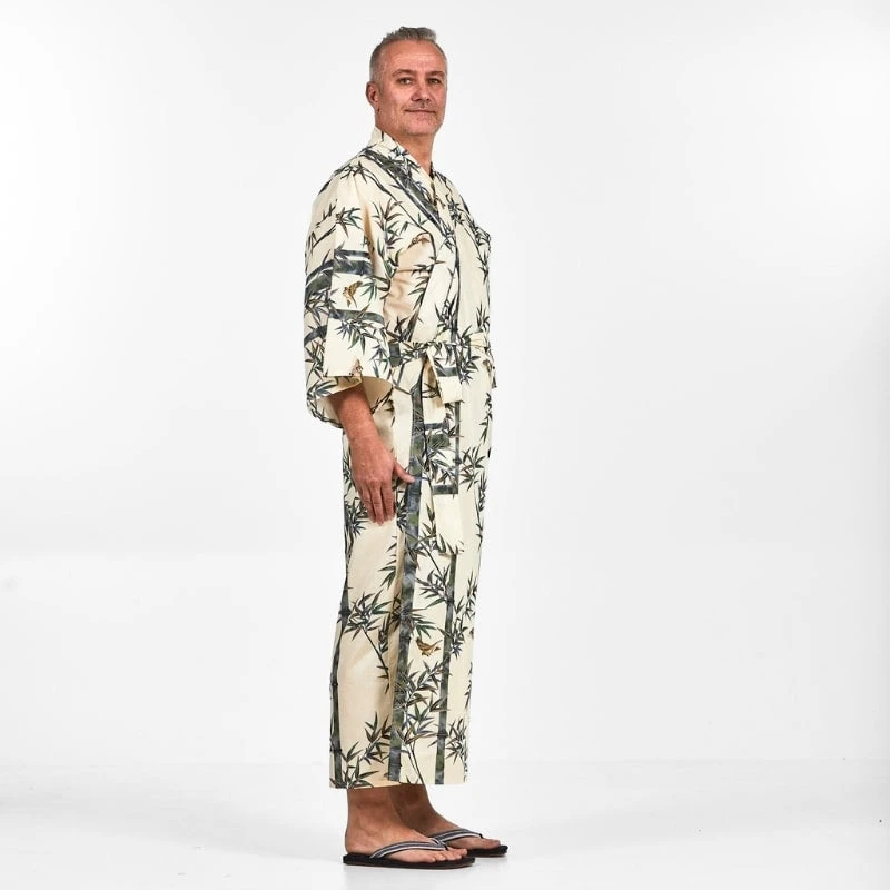 Men's Japanese Kimono - Bamboo 5 Men's Japanese Kimono - Bamboo - Image 3