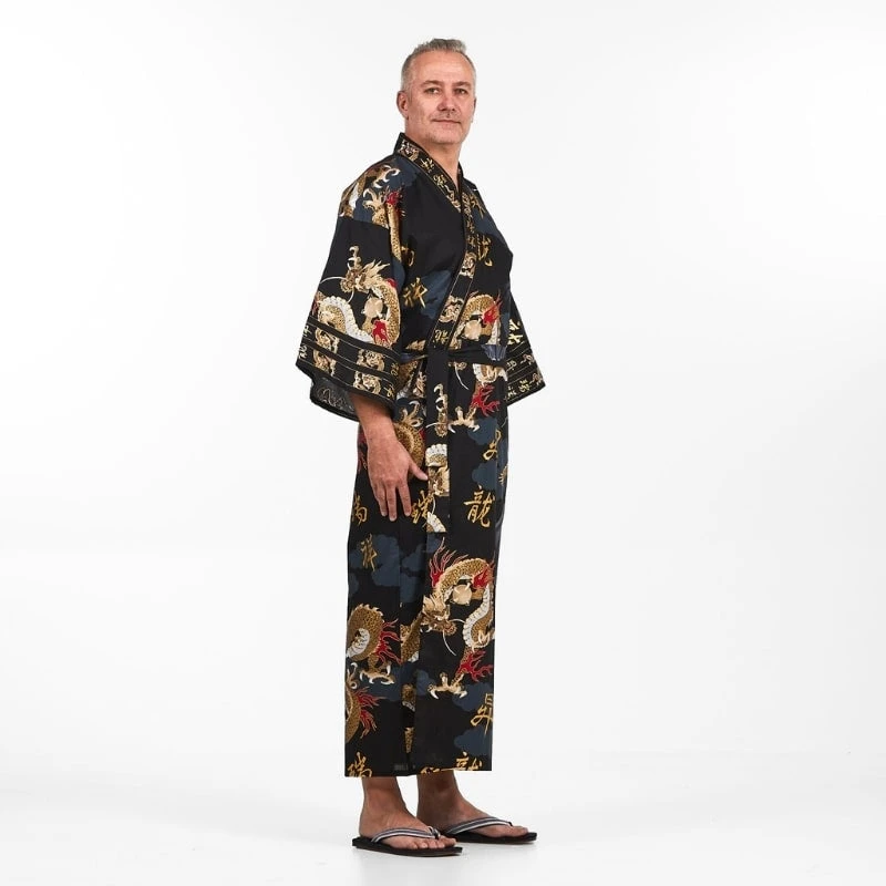 Men's Japanese Kimono - Dragon 6 Men's Japanese Kimono - Dragon - Image 4
