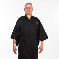 Men's Japanese Kimono - Samurai 10 Men's Japanese Kimono - Samurai -Shibui Store kimono homme japonais samurai taille unique 709