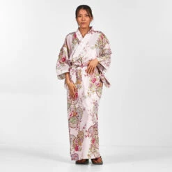 Women's Japanese Kimono - Maru Mon -Shibui Store kimono japonais femme maru mon taille unique 335