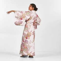 Women's Japanese Kimono - Maru Mon -Shibui Store kimono japonais femme maru mon taille unique 820