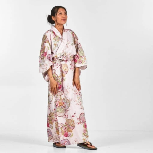 Women's Japanese Kimono - Maru Mon