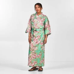 Women's Yukata Kimono - Sakura Flower 9 Women's Yukata Kimono - Sakura Flower -Shibui Store kimono yukata femme fleur sakura 840